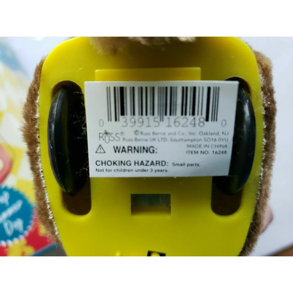 Vintage 1990's Russ Yesterday's Favorites Wind-Up Drummer‎ Dog Brand NOS U162